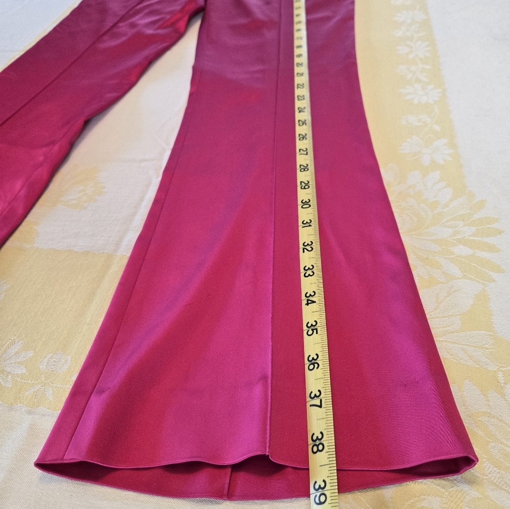 Escada Mid/Low Rise Satin Finish Pants - Picture 13 of 13